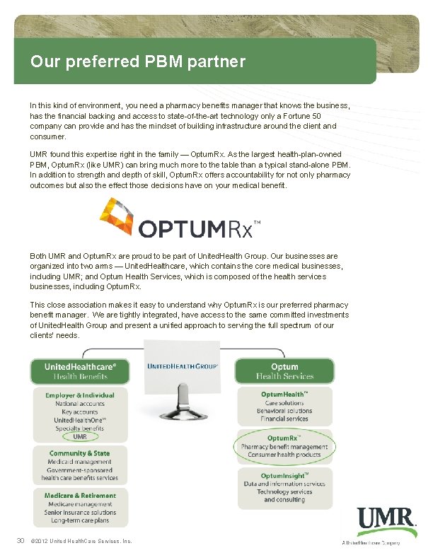 Our preferred PBM partner In this kind of environment, you need a pharmacy benefits Our preferred PBM partner In this kind of environment, you need a pharmacy benefits