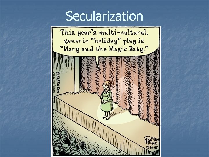 Secularization 