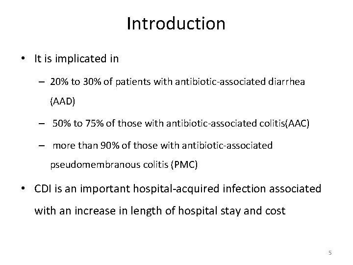 Antibiotic associated diarrhoea Dr Muhabat Raji Images used