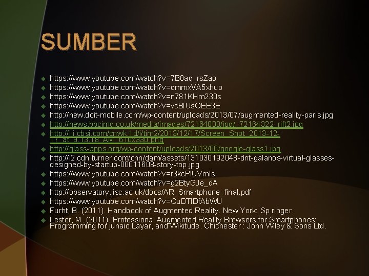 SUMBER u u u u https: //www. youtube. com/watch? v=7 B 8 aq_rs. Zao