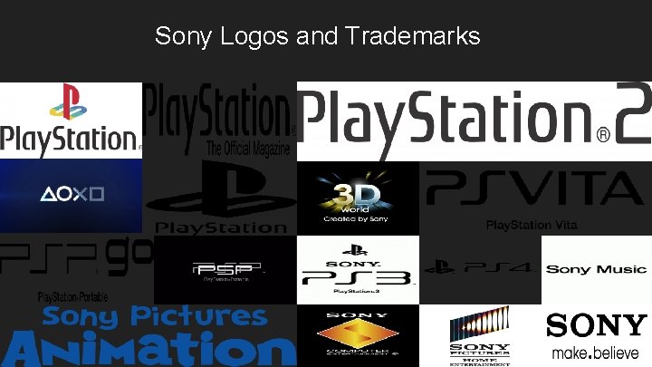 Sony Logos and Trademarks 