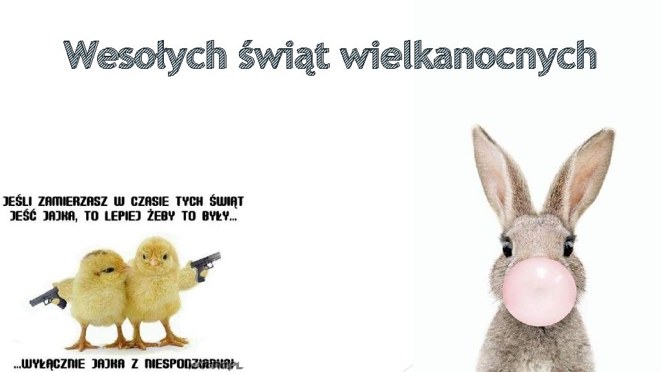 Wesołych świąt wielkanocnych 