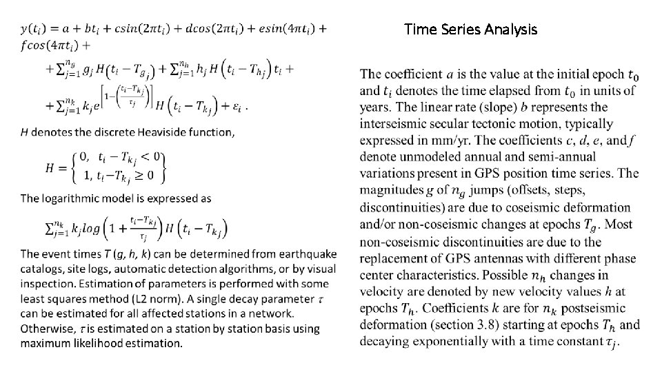 Time Series Analysis 