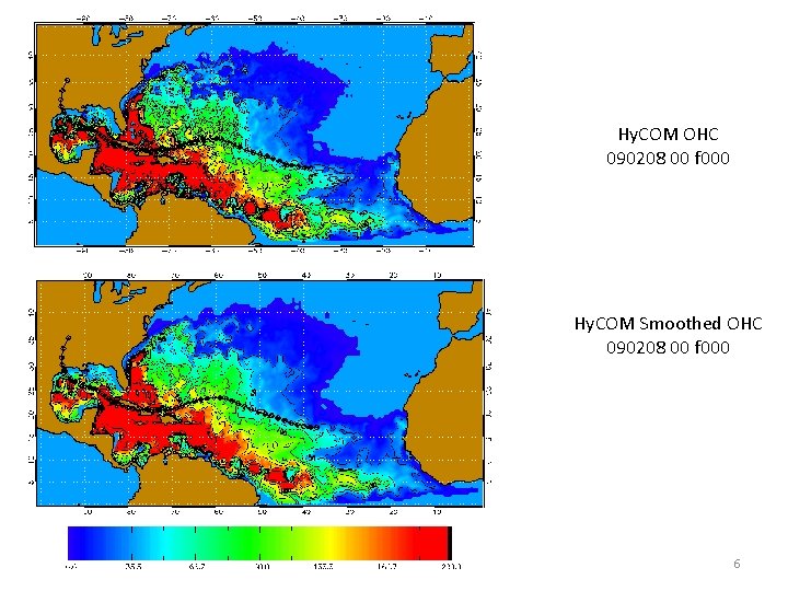Hy. COM OHC 090208 00 f 000 Hy. COM Smoothed OHC 090208 00 f