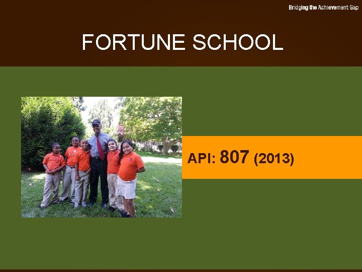 FORTUNE SCHOOL API: 807 (2013) 