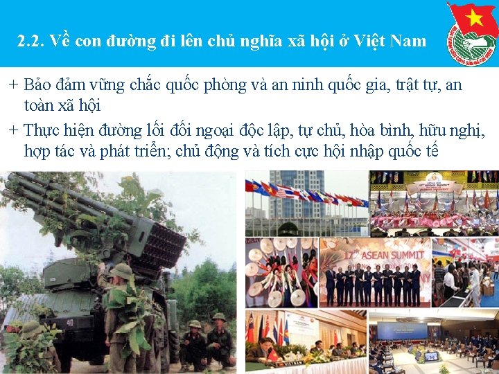 2. 2. Về con đường đi lên chủ nghĩa xã hội ở Việt Nam