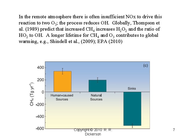 In the remote atmosphere there is often insufficient NOx to drive this reaction to In the remote atmosphere there is often insufficient NOx to drive this reaction to