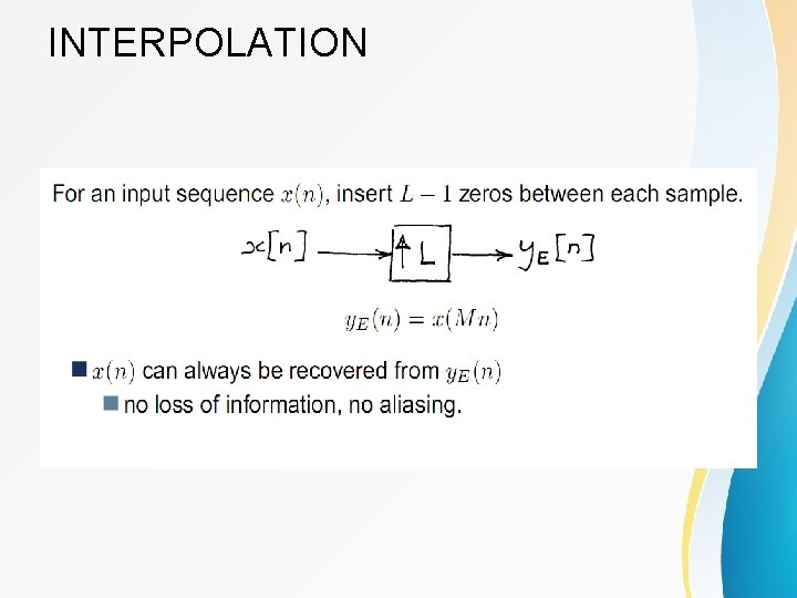 INTERPOLATION 