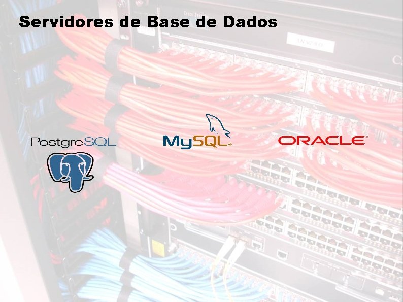 Servidores de Base de Dados 