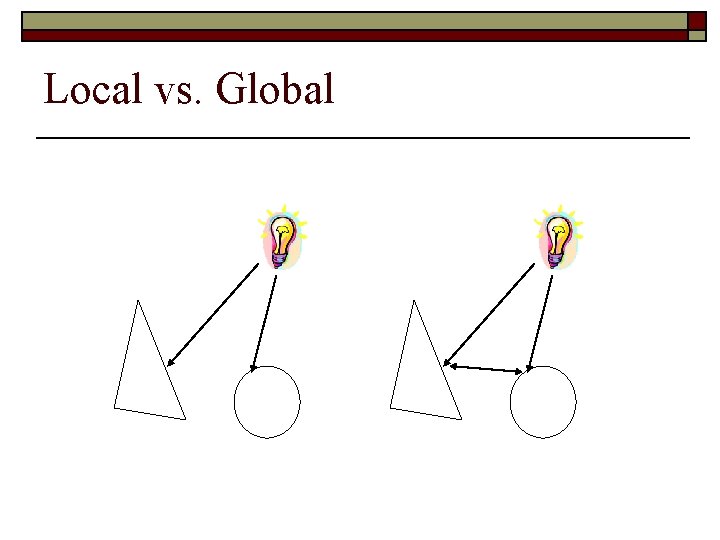 Local vs. Global 