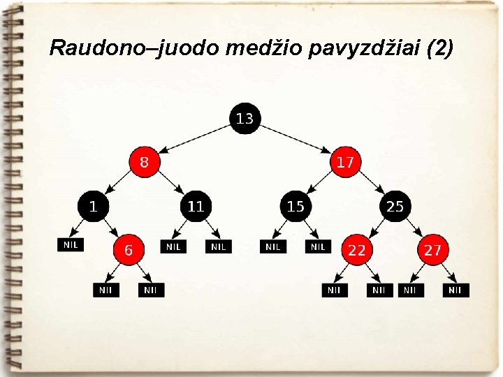 Raudono–juodo medžio pavyzdžiai (2) 