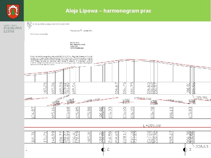 Aleja Lipowa – harmonogram prac 15 