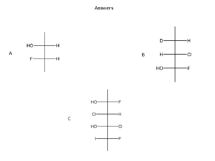 Answers A B C Answers A B C