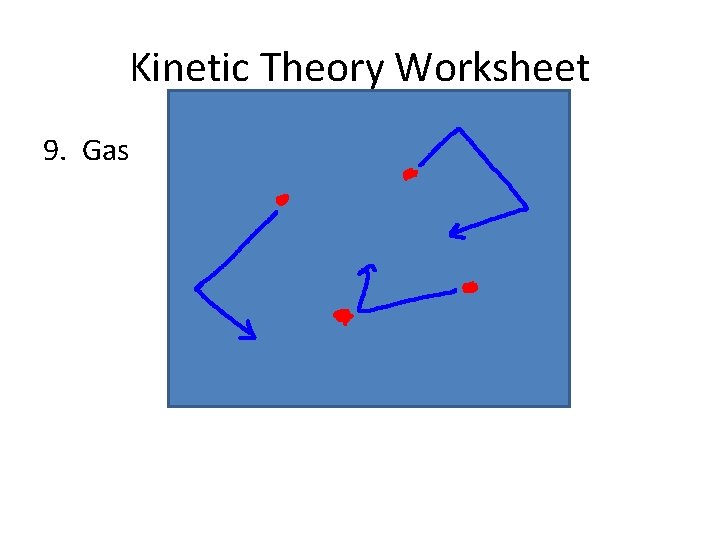 Kinetic Theory Worksheet 9. Gas 