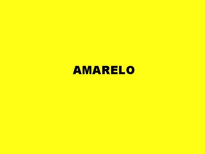 AMARELO 