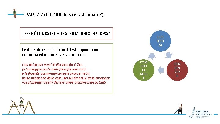 PARLIAMO DI NOI (lo stress si impara? ) PERCHÉ LE NOSTRE VITE SI RIEMPIONO