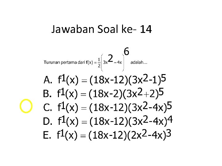 Jawaban Soal ke- 14 