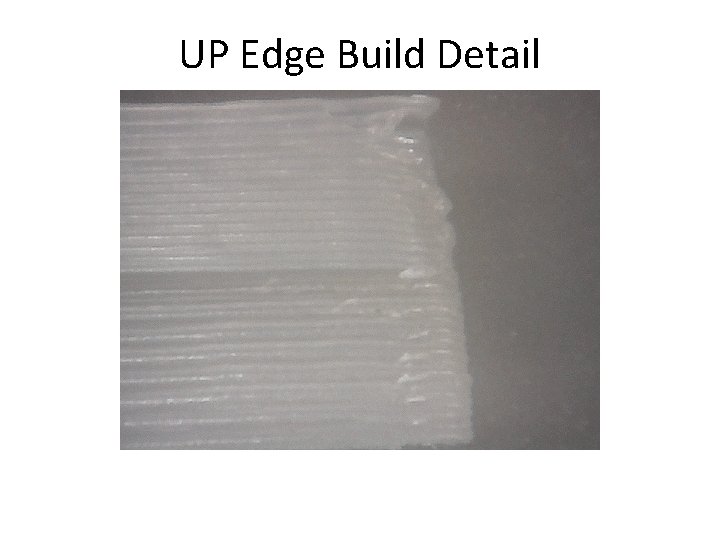 UP Edge Build Detail 