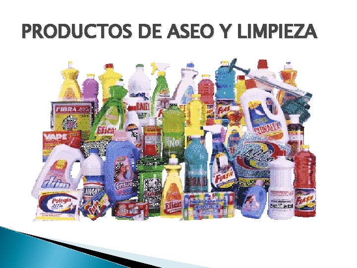 PRODUCTOS DE ASEO Y LIMPIEZA 