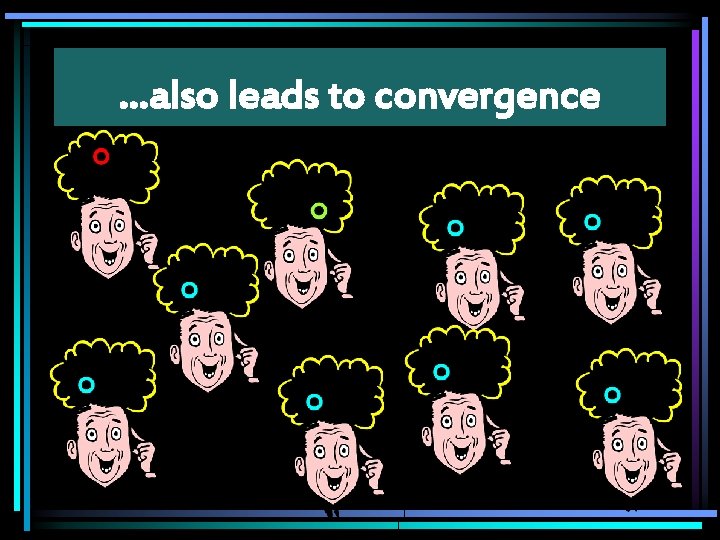 …also leads to convergence 