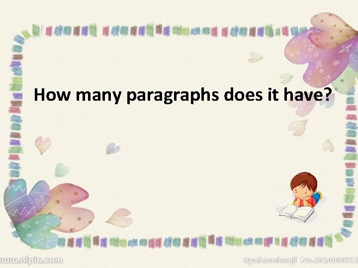 How many paragraphs does it have? 