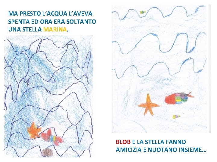 MA PRESTO L’ACQUA L’AVEVA SPENTA ED ORA ERA SOLTANTO UNA STELLA MARINA. BLOB E