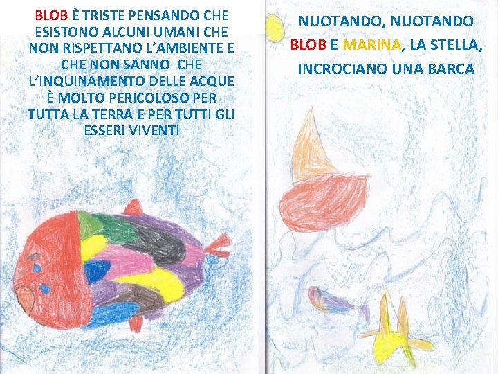 BLOB È TRISTE PENSANDO CHE ESISTONO ALCUNI UMANI CHE NON RISPETTANO L’AMBIENTE E CHE