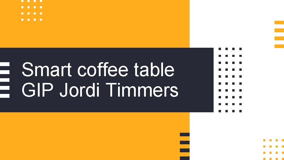 Smart coffee table GIP Jordi Timmers 