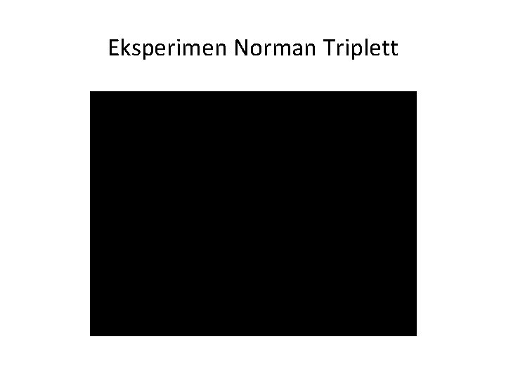 Eksperimen Norman Triplett 