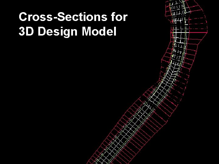 Cross-Sections for 3 D Design Model 12 