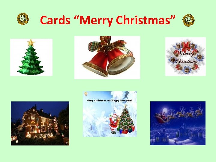 Cards “Merry Christmas” 