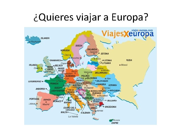 ¿Quieres viajar a Europa? 