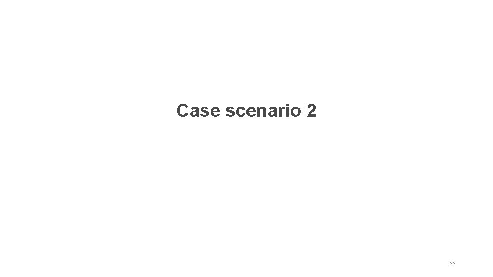 Case scenario 2 22 