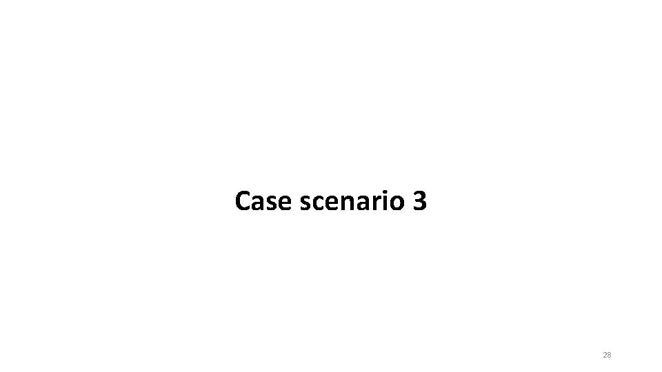 Case scenario 3 28 