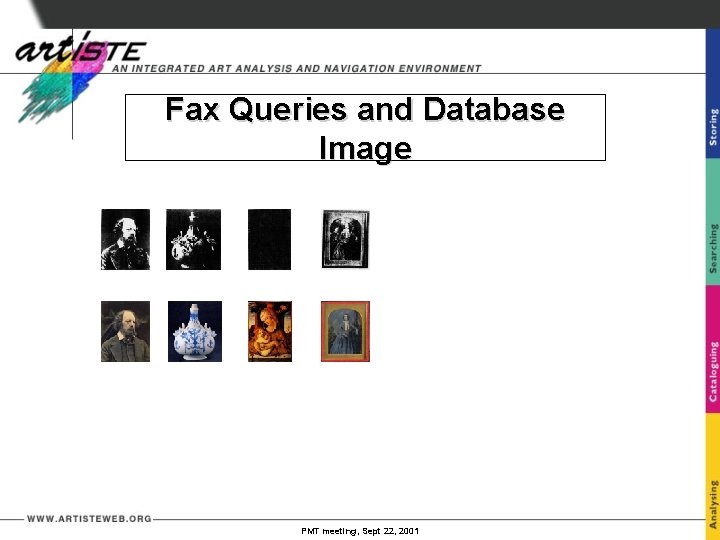 Fax Queries and Database Image PMT meeting, Sept 22, 2001 