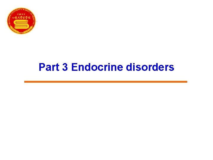 Part 3 Endocrine disorders 