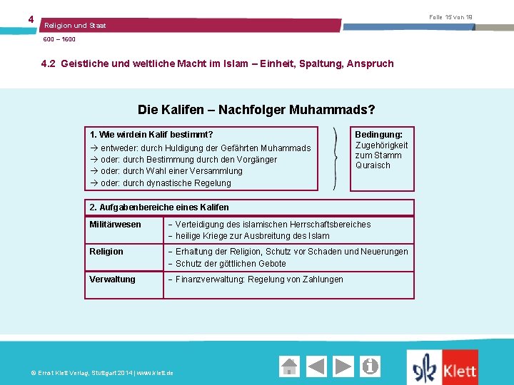 4 Folie 15 von 19 Religion und Staat 600 – 1600 4. 2 Geistliche