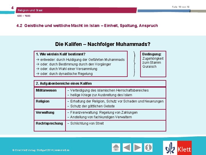 4 Folie 18 von 19 Religion und Staat 600 – 1600 4. 2 Geistliche