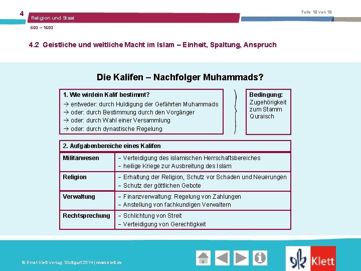 4 Folie 19 von 19 Religion und Staat 600 – 1600 4. 2 Geistliche