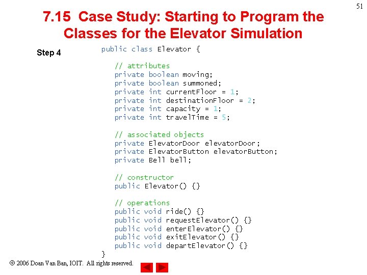 7. 15 Case Study: Starting to Program the Classes for the Elevator Simulation Step 7. 15 Case Study: Starting to Program the Classes for the Elevator Simulation Step