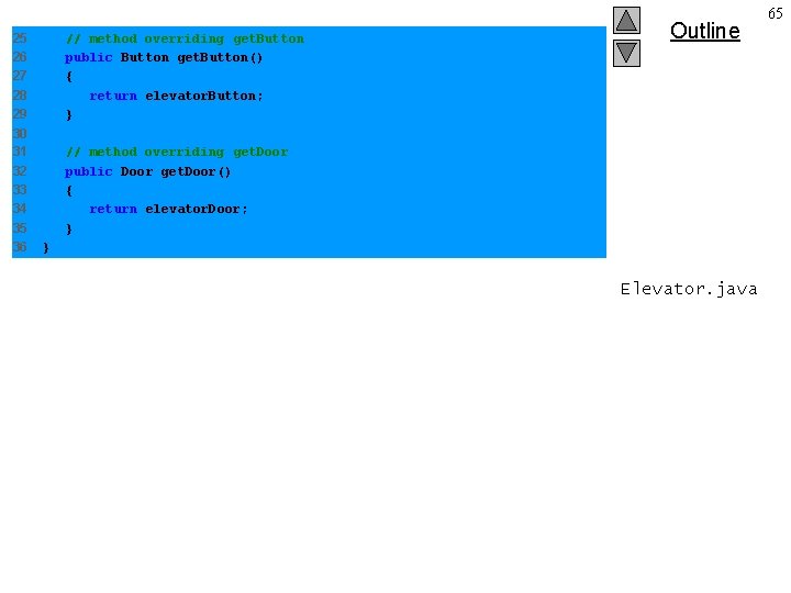 25 26 27 28 29 // method overriding get. Button public Button get. Button() 25 26 27 28 29 // method overriding get. Button public Button get. Button()