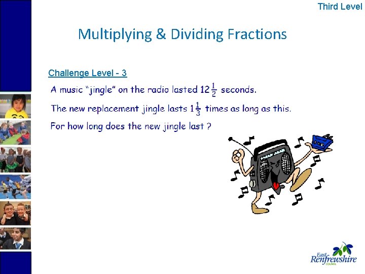 Third Level Multiplying & Dividing Fractions Challenge Level - 3 