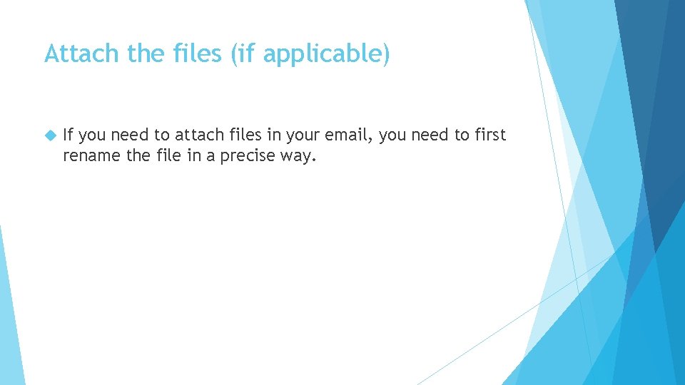 How to write a formal email Basic Steps