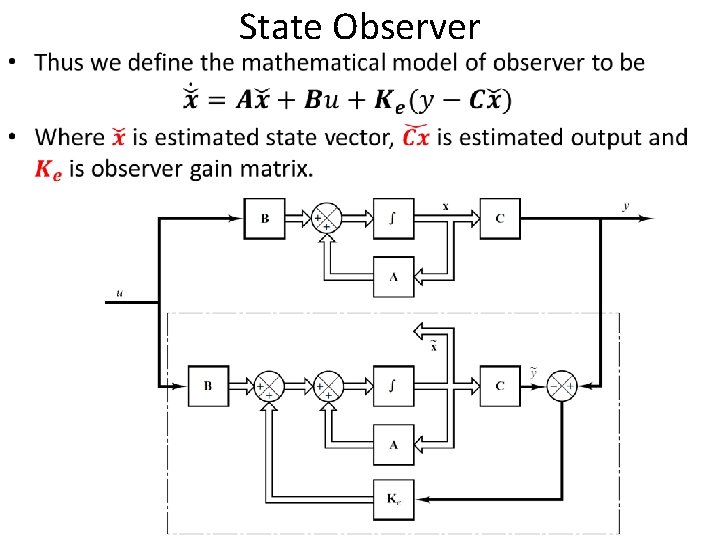  • State Observer 