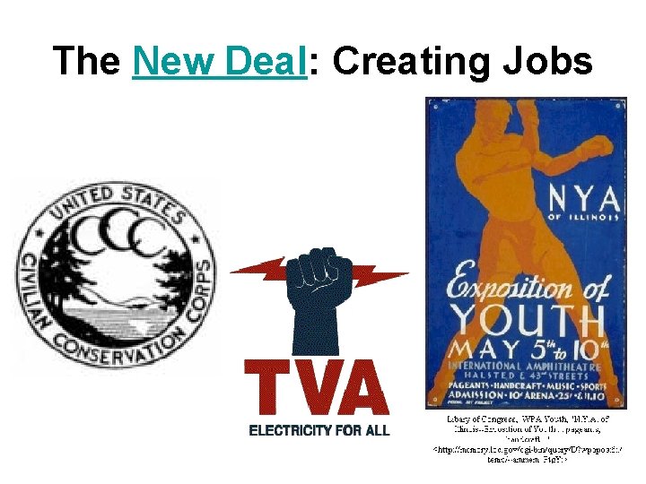 The New Deal: Creating Jobs 