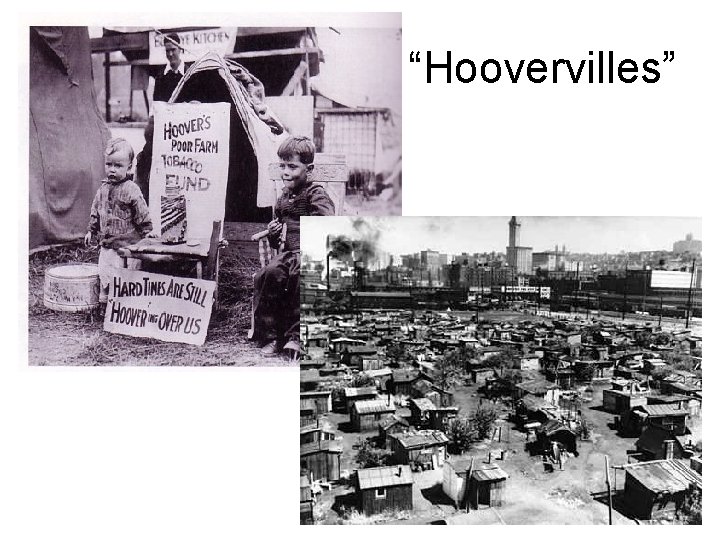 “Hoovervilles” 