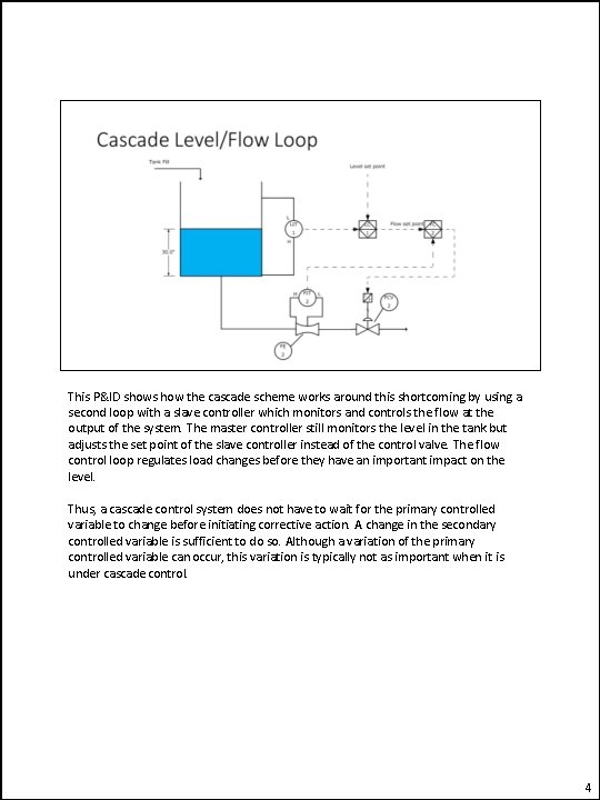 This P&ID shows how the cascade scheme works around this shortcoming by using a
