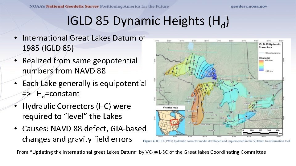 Dynamic Heights From Recent Experimental Geopotential Models Daniel