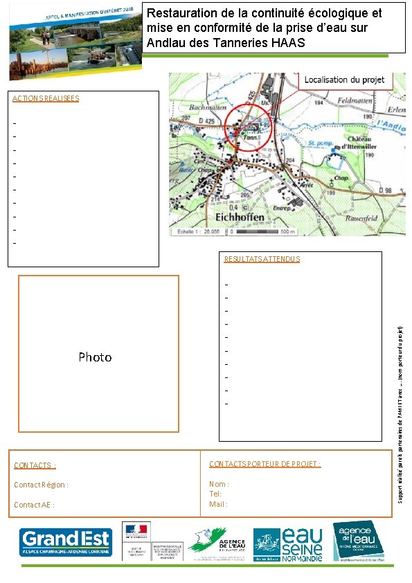 Restauration de la continuité écologique et mise en conformité de la prise d’eau sur