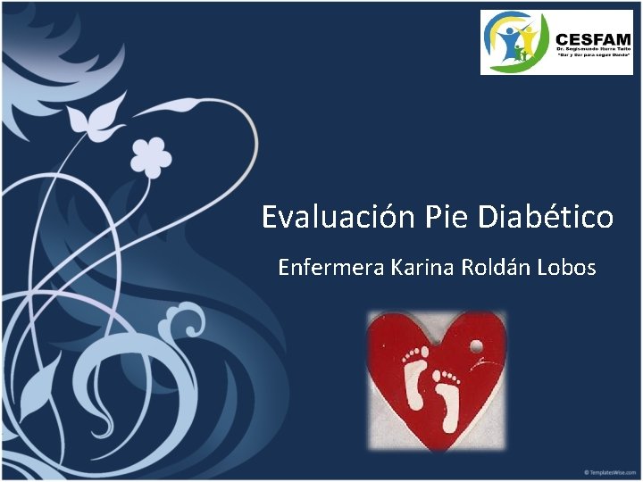 Evaluación Pie Diabético Enfermera Karina Roldán Lobos 